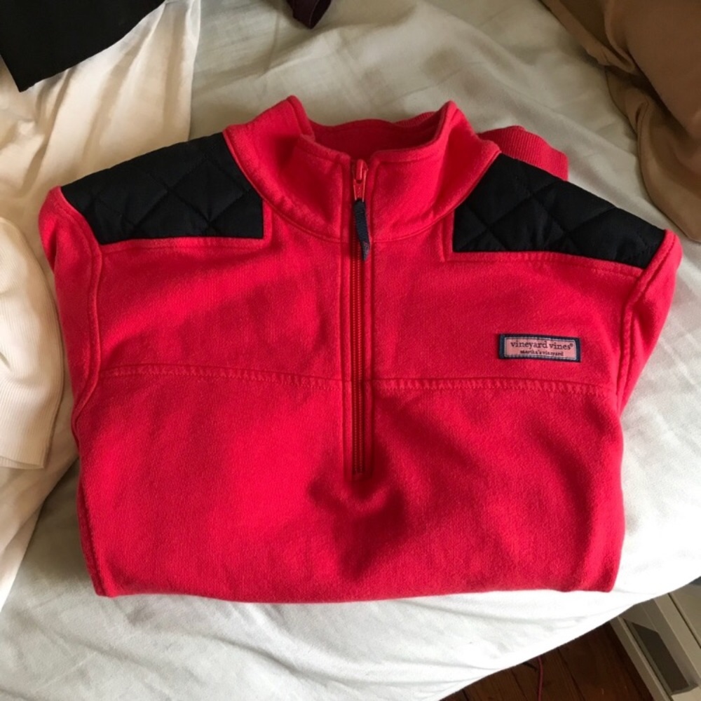 Vineyard Vines Red and Black Shep Shirt